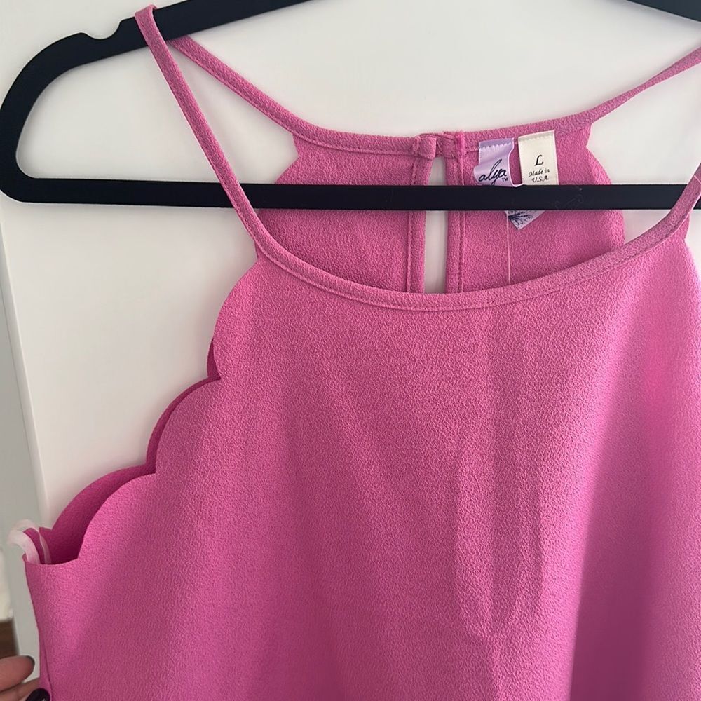 NWT Francesca’s Pink Halter Top